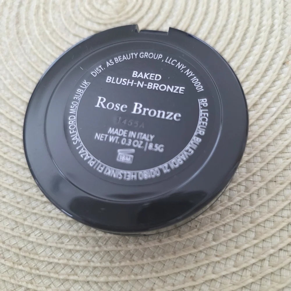 New Laura Geller Baked Blush-N-Bronze Rose Bronze Natural Finish NIB